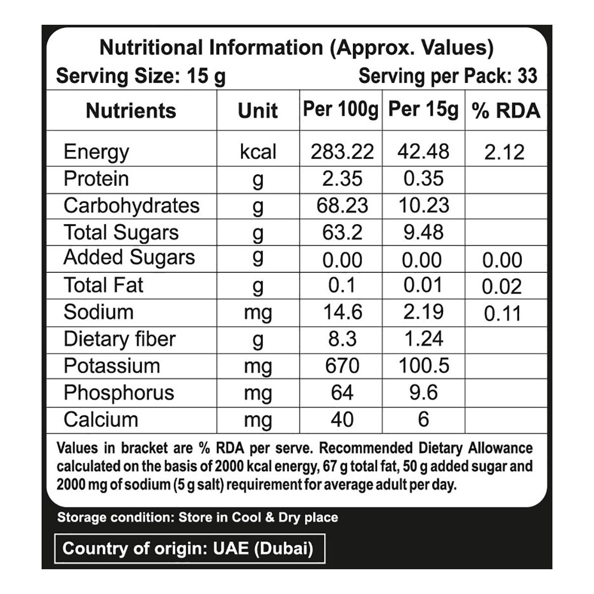 Patanjali Dates (Kalmi)
