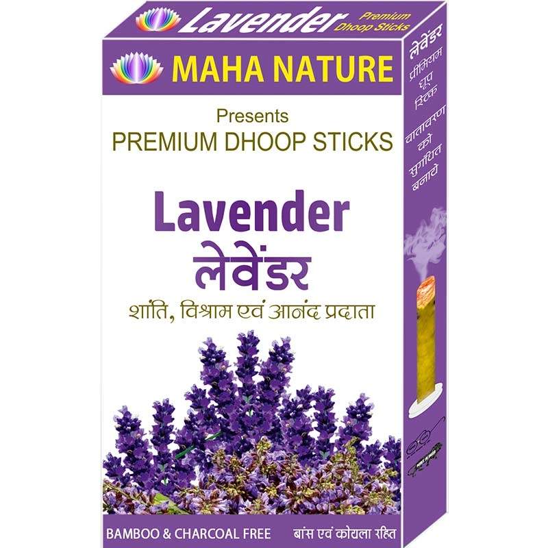 Maha Nature Lavender Premium Dhoop Sticks