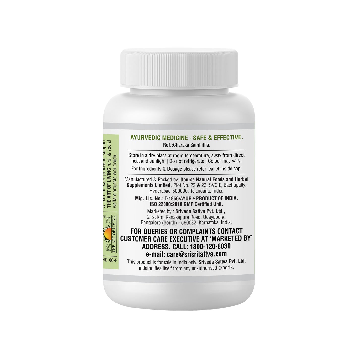 Sri Sri Tattva Neem 300mg 60Tabs - PUSHMYCART