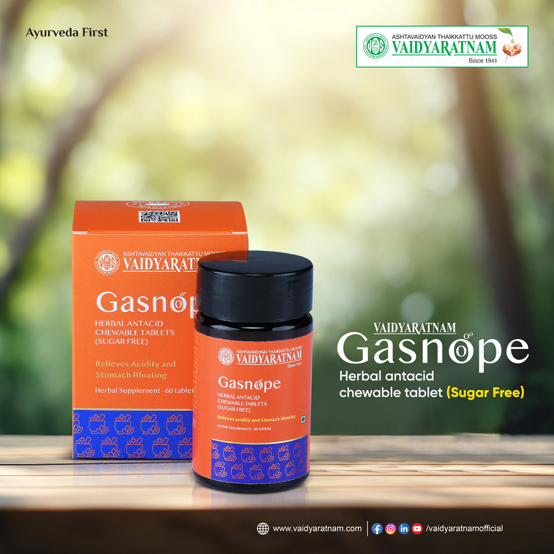 Vaidyaratnam Gasnope Tablet Combo