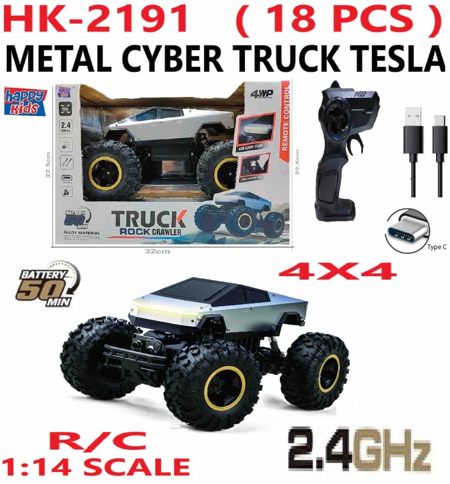 Rock Crawler Car Metal Remote Control car