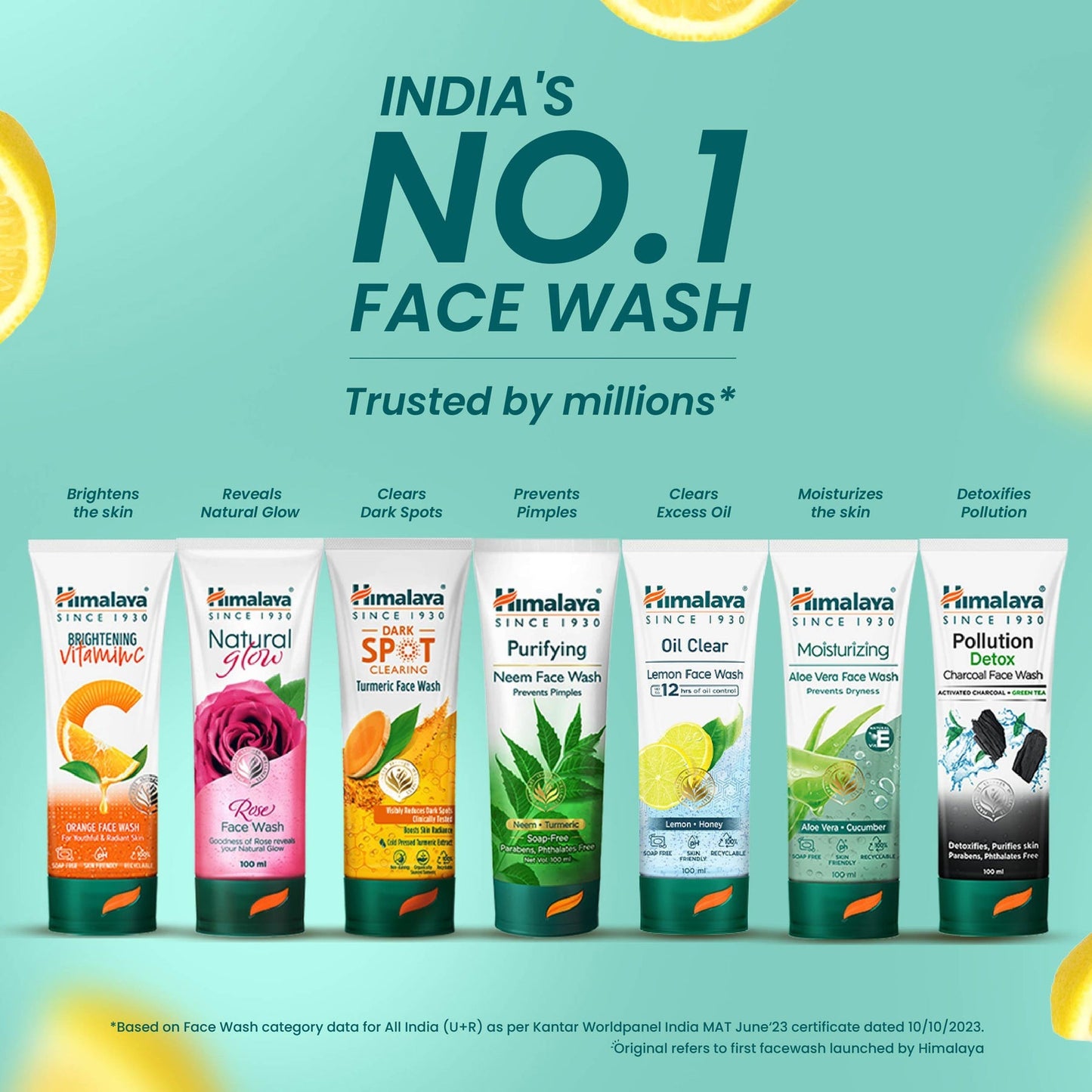 Himalaya Herbals Oil Clear Lemon Face Wash - PUSHMYCART