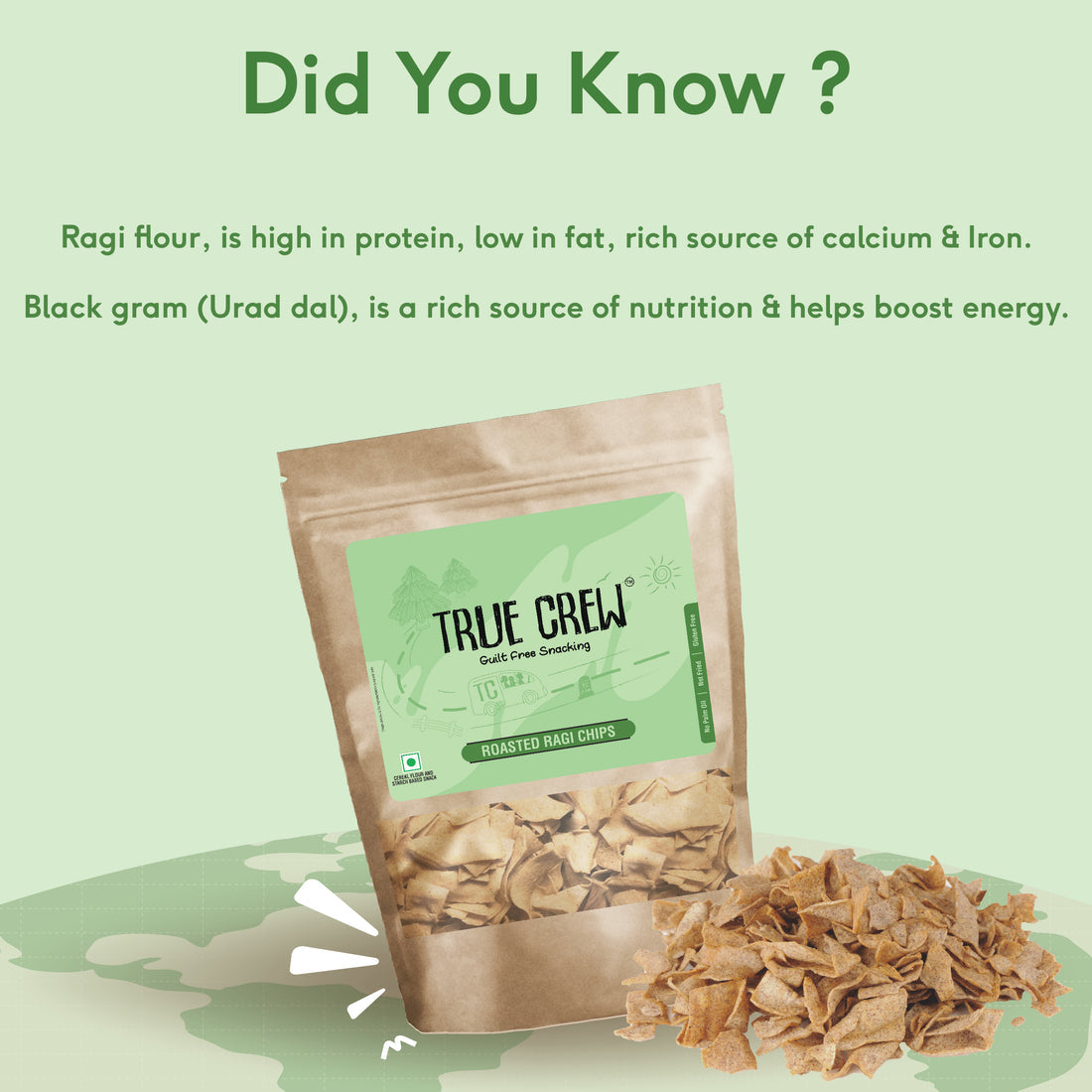 Sri Sri tattva True crew - Ragi chips - PUSHMYCART