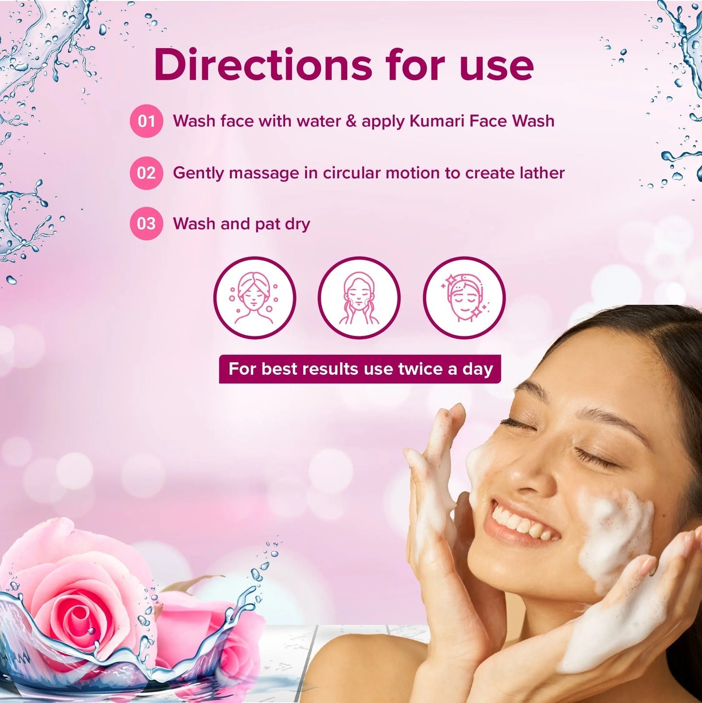 Sri Sri Tattva Rose Face Wash - PUSHMYCART