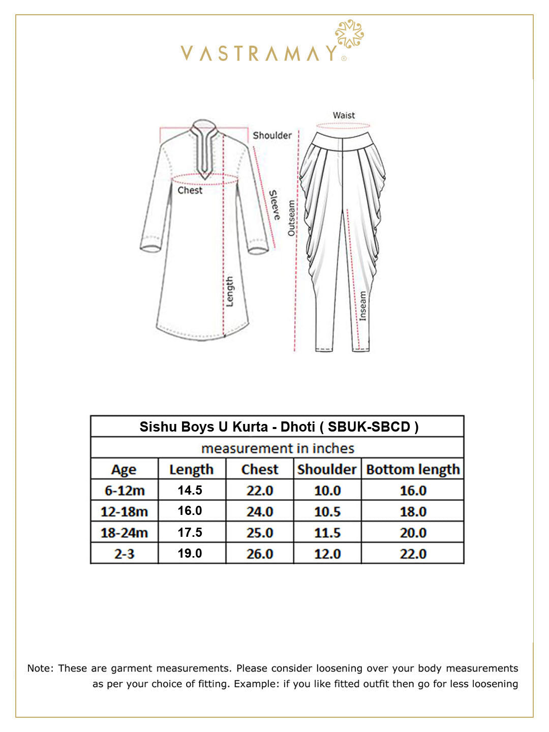 Vastramay sishu boys wine color rose gold kurta with dhoti pants
