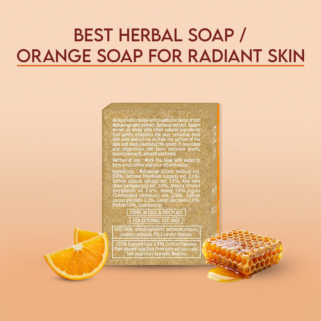 Jovees Orange Peel & Honey Exfoliating Soap