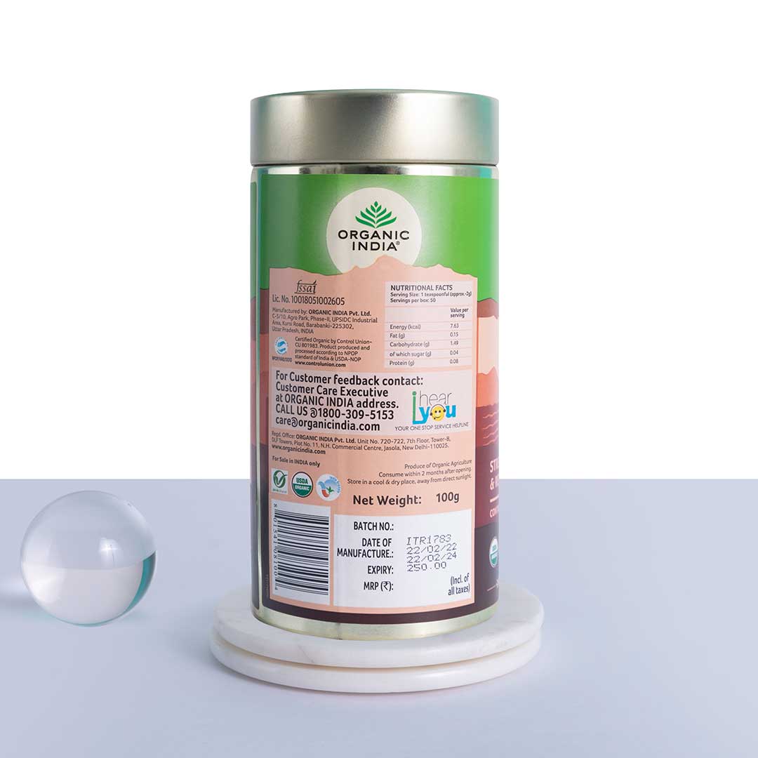 Organic India Tulsi Ginger Tea - PUSHMYCART