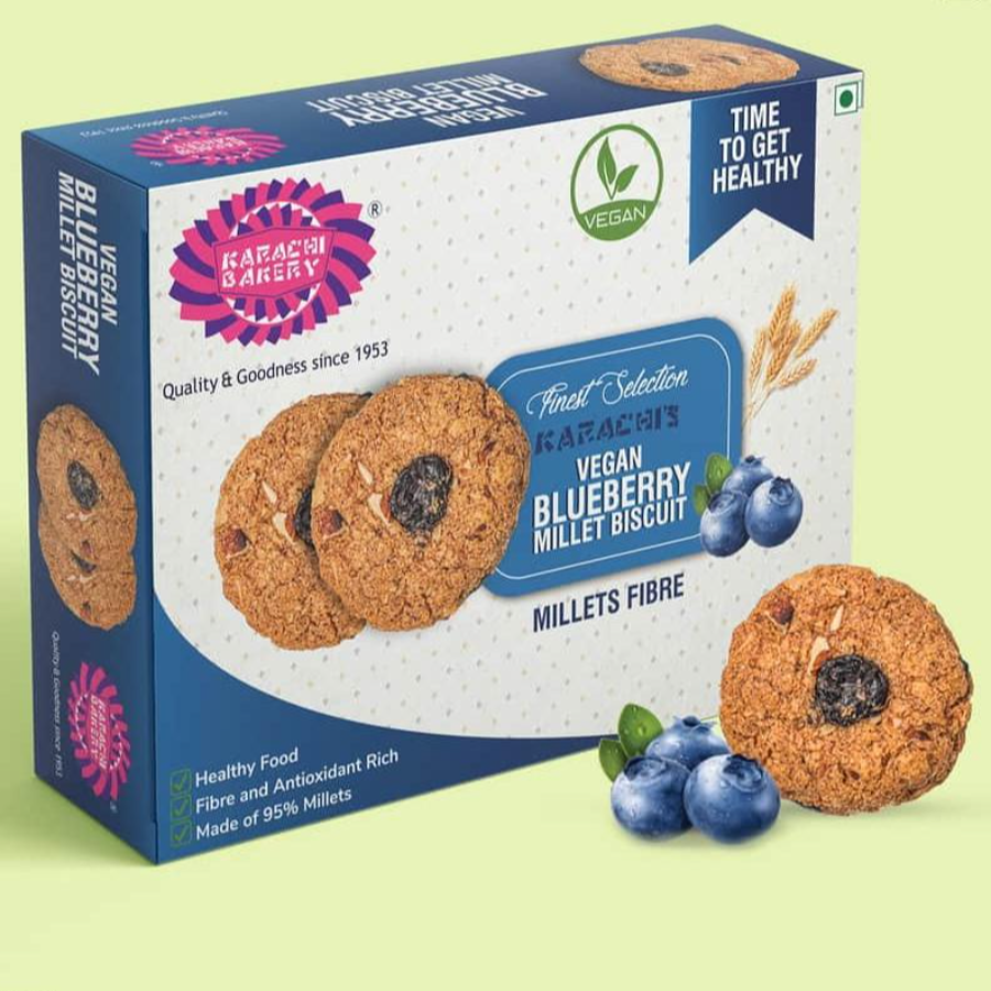 Karachi bakery Vegan Blueberry Millet Biscuit