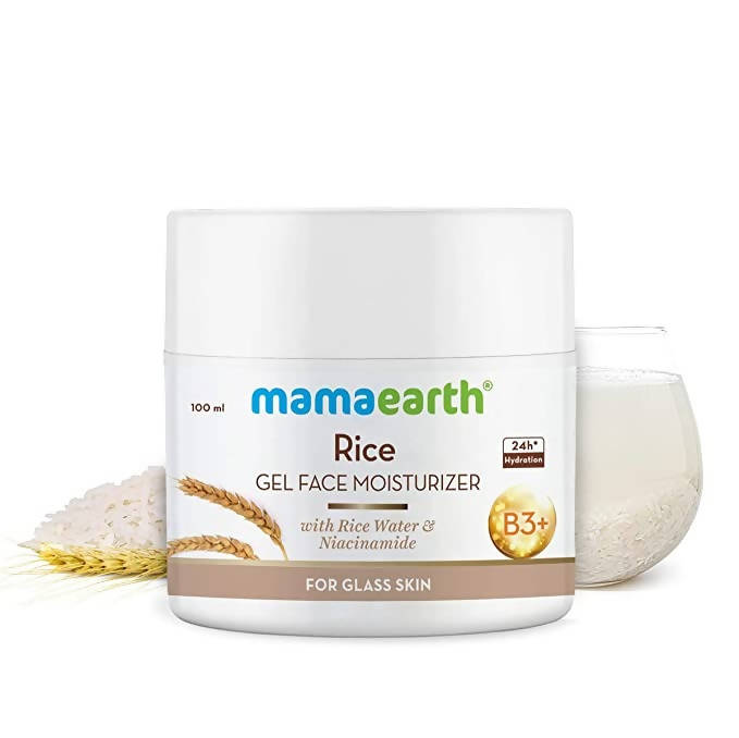 Mamaearth Rice Gel Face Moisturizer With Rice Water and Niacinamide