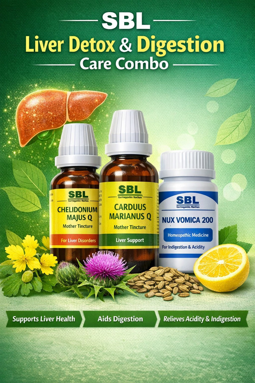 SBL Liver Detox & Digestion Care Combo
