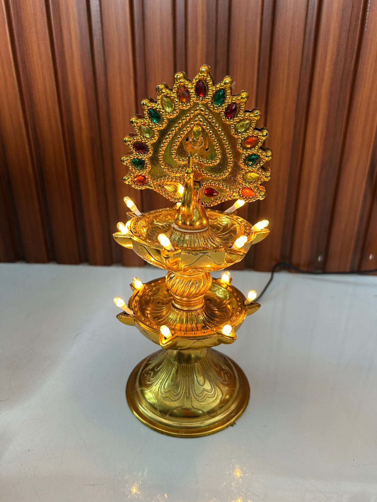 Artificial LED Diya Decorative Lights for Diwali Festival