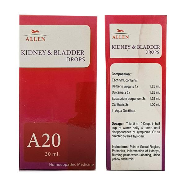 Allen A20 Kidney And Bladder Drop - PUSHMYCART