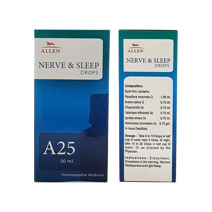 Allen A25 Nerve And Sleep Drop - PUSHMYCART