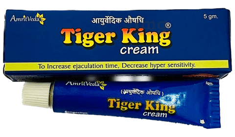 Amrit Veda Tiger King Cream For Men | Helps Reduce Hypersensitivity