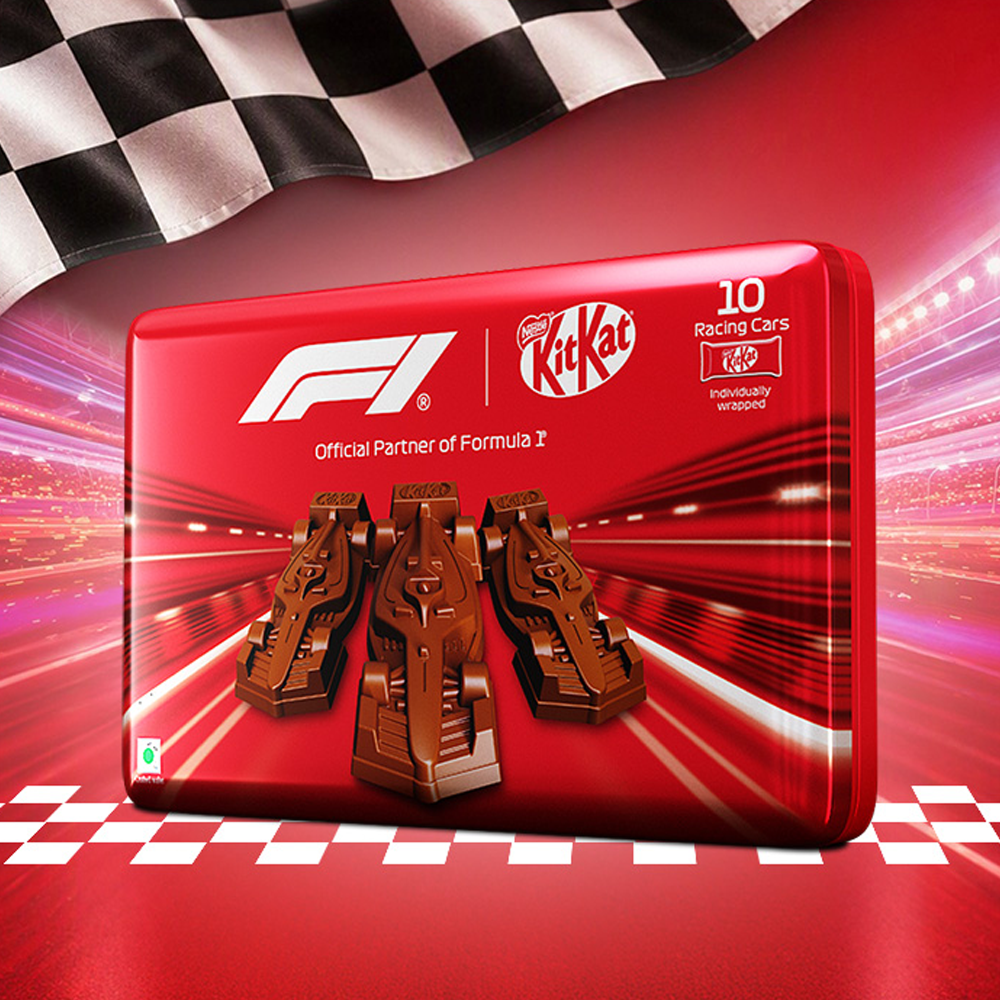Nestle KitKat F1 Racing Cars Choco-Coated Bars
