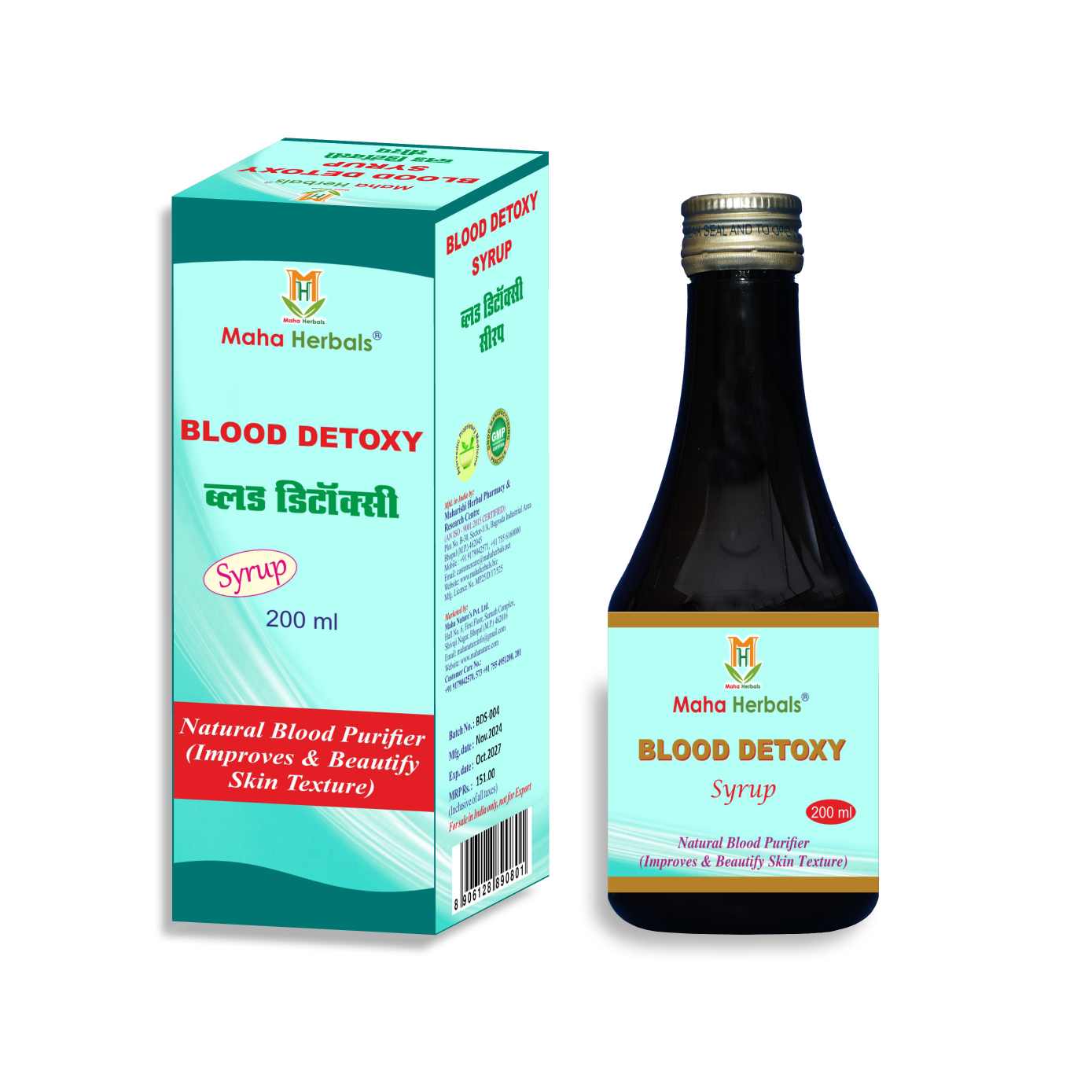 Maha Herbals Blood Detoxy Syrup