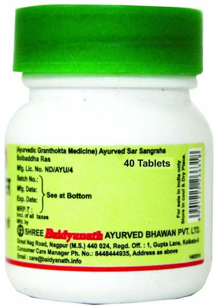 Baidyanath Vansaar Bolbadh Ras Tablets
