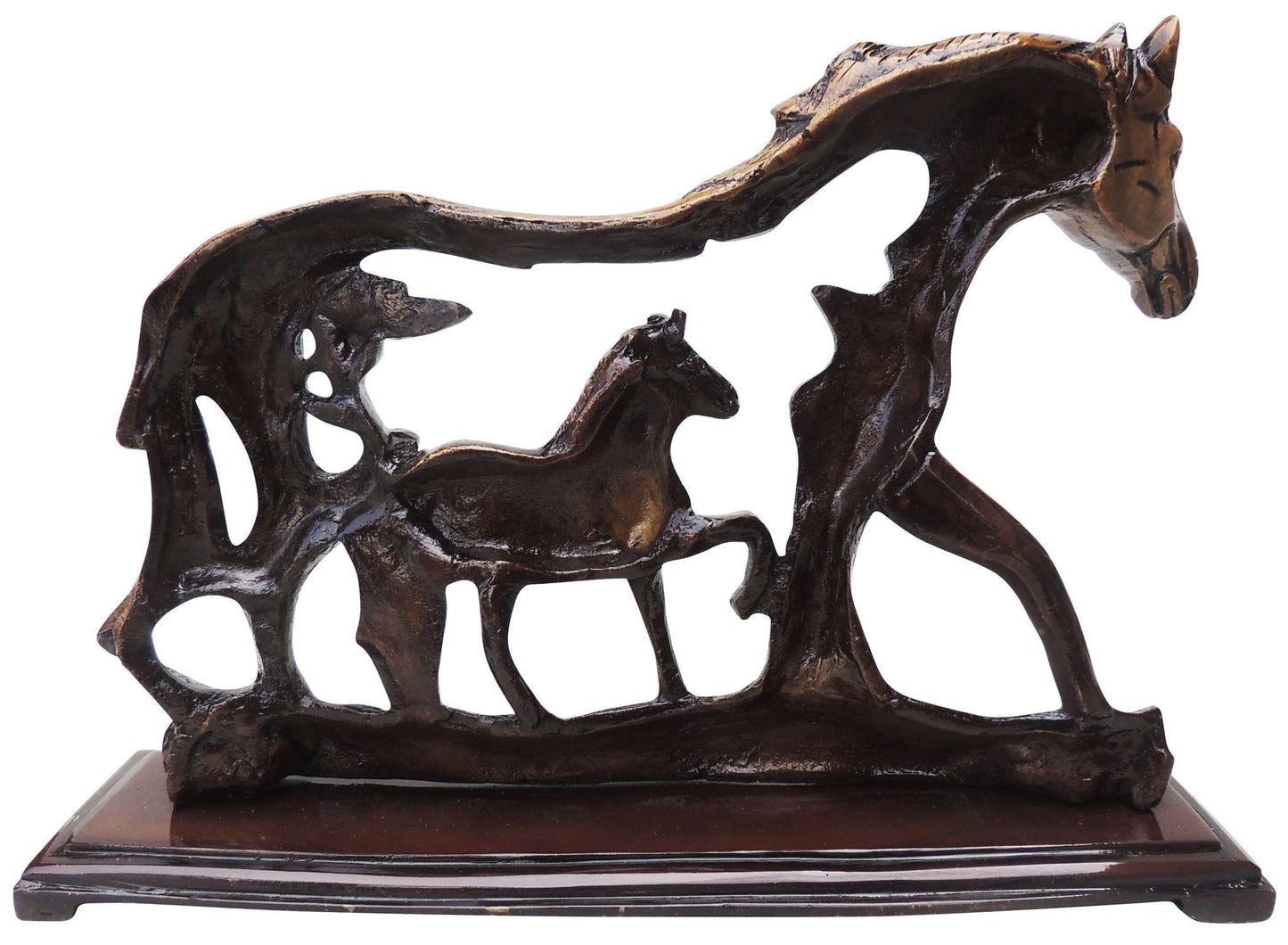 Brass Horse Statue