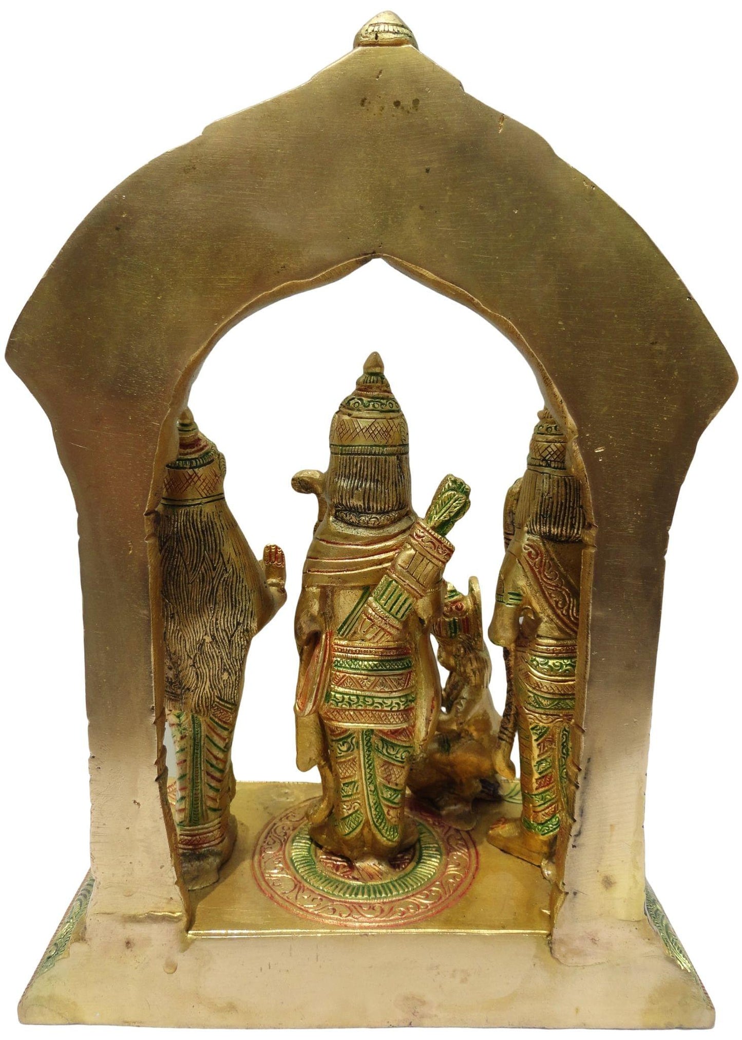 Brass Ram Darbar On Same Base Statue