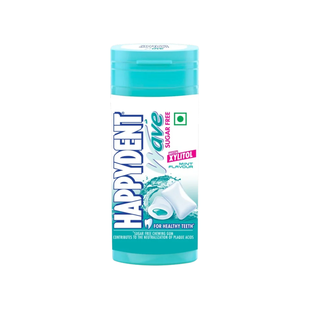 Happydent Wave Sugarfree Mint Chewing Gum 18 Pcs