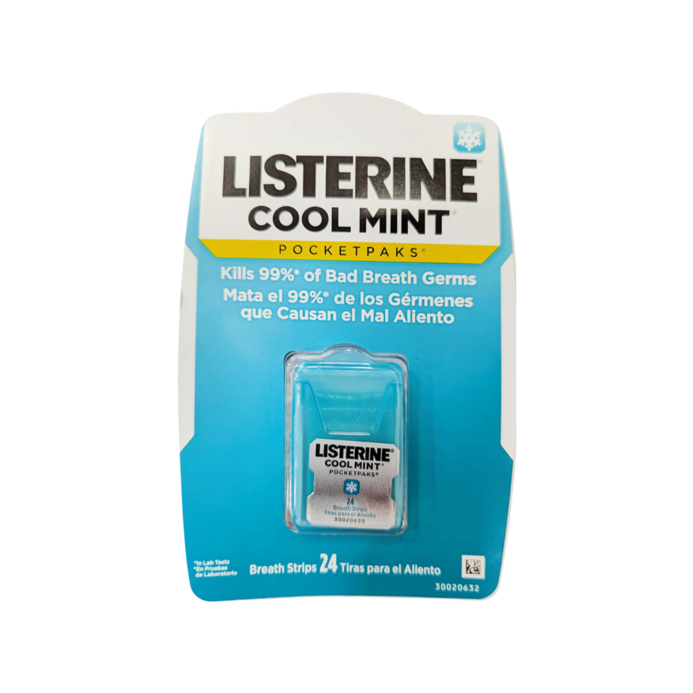 Listerine Cool Mint Breath Strips Pocketpaks