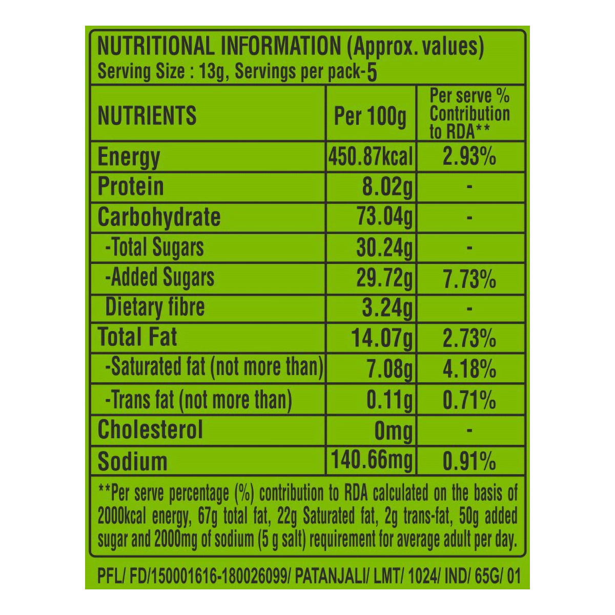 Patanjali Creamfeast Elaichi