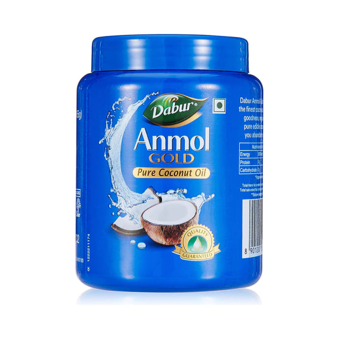 Dabur Anmol Gold Pure Coconut Oil Wide Mouth