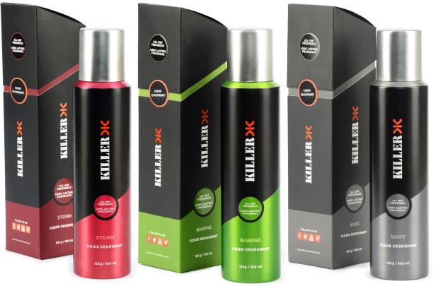 Killer Storm Marine Wave Deodorant Spray For Men