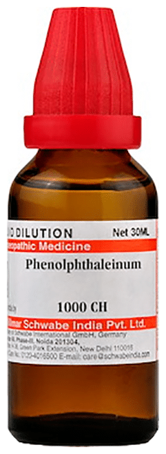 Dr Willmar Schwabe India Phenolphthaleinum Dilution 1000 CH