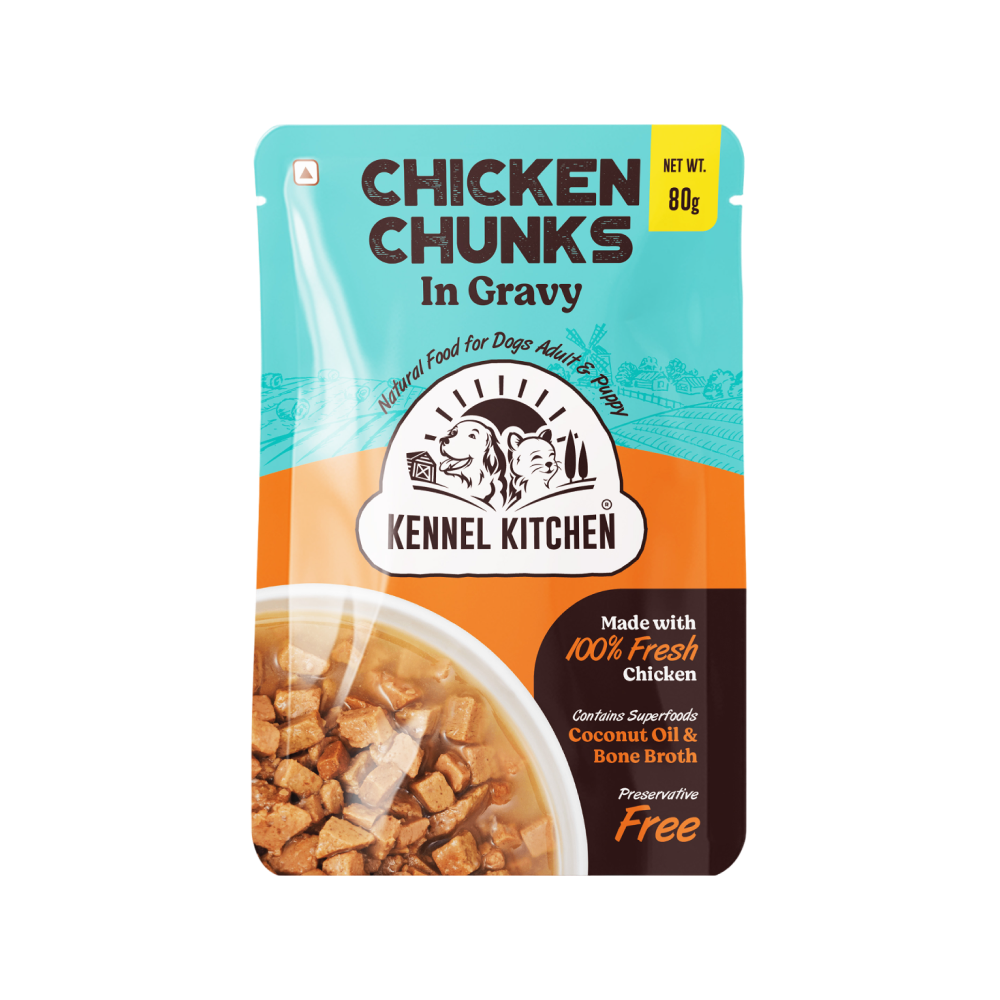 Kennel Kitchen Chicken Chunks in Gravy Wet Dog Food (Adult & Puppy)