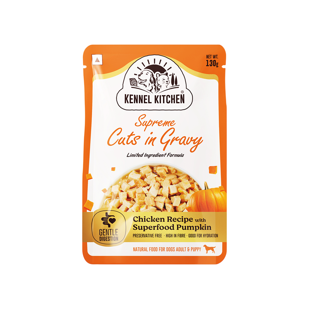Kennel Kitchen Chicken Recipe with Pumpkin Wet Dog Food with Supreme Cuts