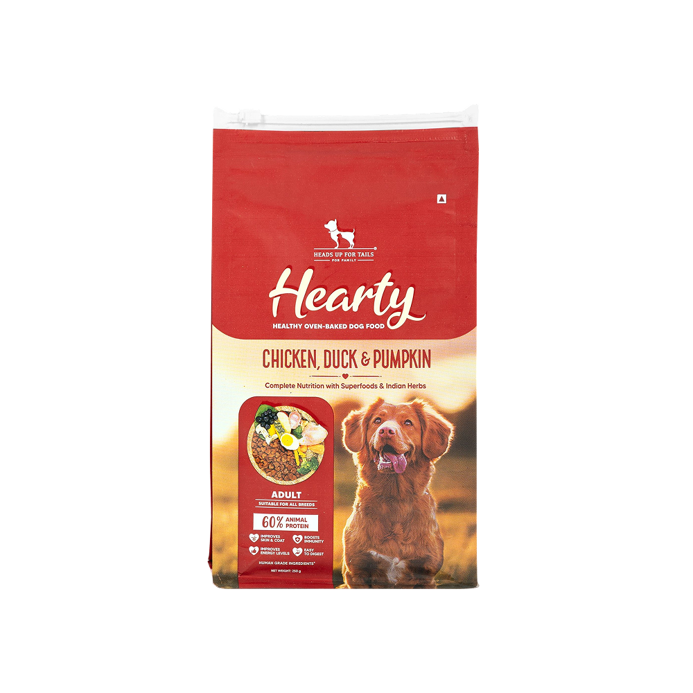 HUFT Hearty Oven-Baked Dry Adult Dry Dog Food with Chicken, Duck & Brown Rice