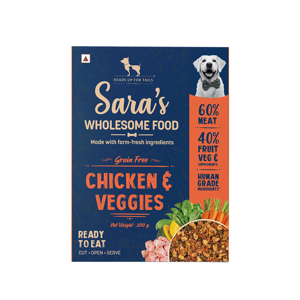 HUFT Sara's Wholesome Chicken & Veggies Fresh Dog Food