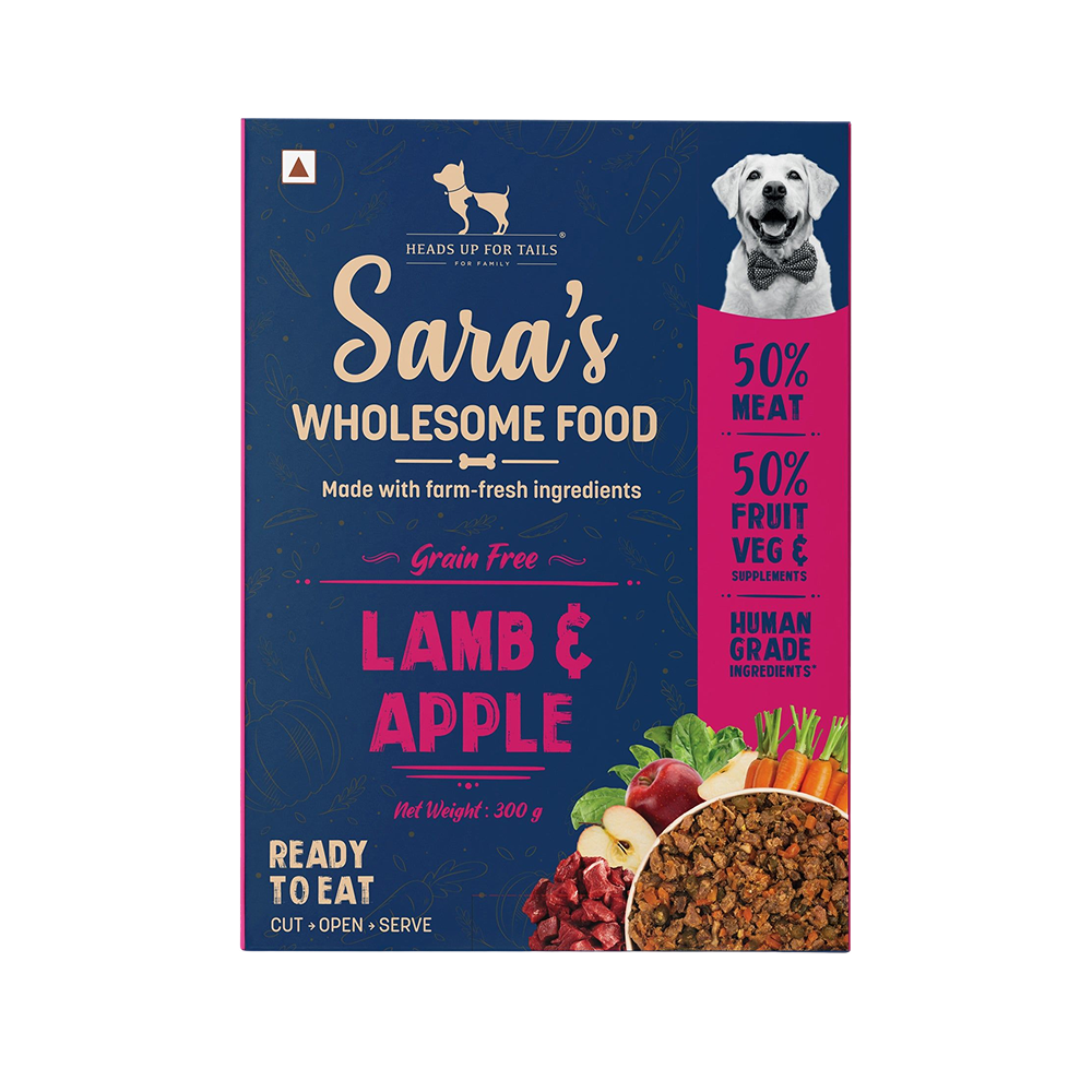 HUFT Sara's Wholesome Fresh Dog Food - Lamb & Apple