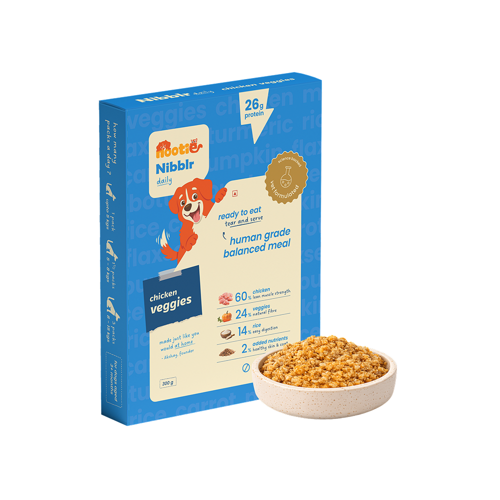 Nootie Nibblr Chicken Veggie And Rice Fresh Dog Food