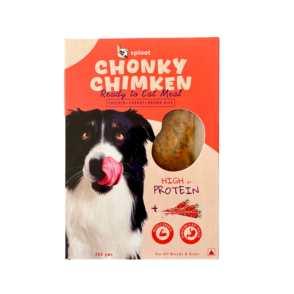 Sploot Chonky Chimken Wet Dog Food - Chicken & Brown Rice