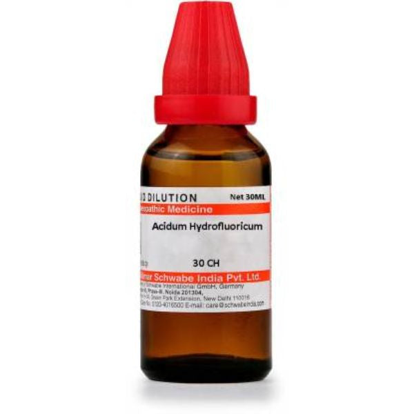 Dr Willmar Schwabe India Acidum Hydrofluoricum Dilution 30 CH - PUSHMYCART