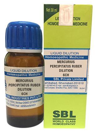 SBL Mercurius Percipitatus Ruber Dilution 6 CH