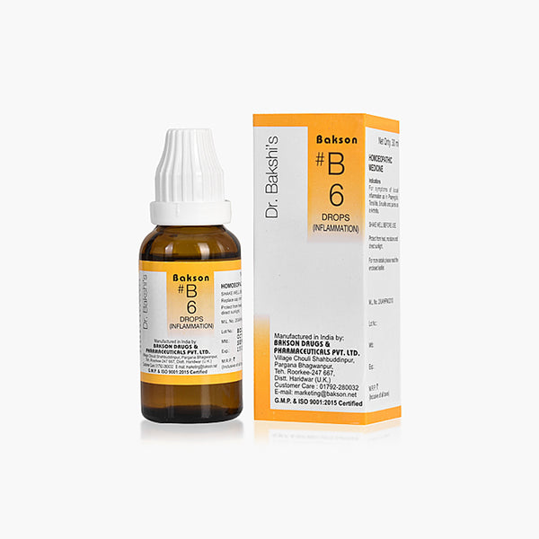 Bakson's B6 Inflammation Drop 30ml