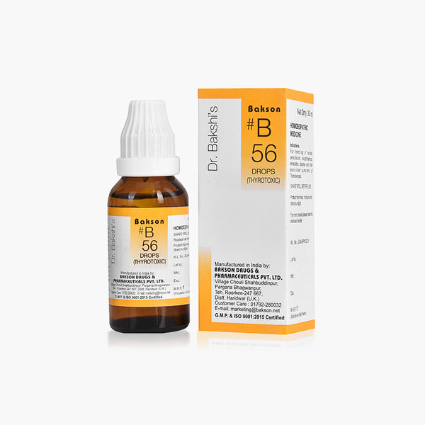Bakson's B56 Thyrotoxic Drop 30ml