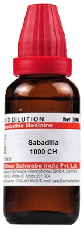 Dr Willmar Schwabe India Sabadilla Dilution 1000 CH