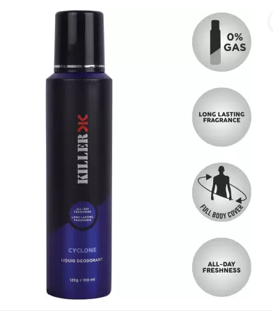 Killer Wave Marine And Cyclone Deodorant Spray For Men