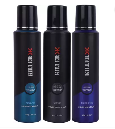 Killer Oceanwavecyclone Deodorant Spray For Men