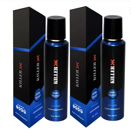 Killer Cyclone Liquid Deodorant Perfume Body Spray For Men & Women