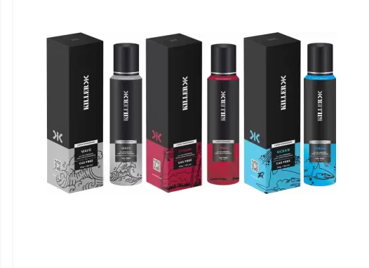 Killer Ocean Wave Allday Long Lasting Freshness Liquid Deodorant Spray For Men