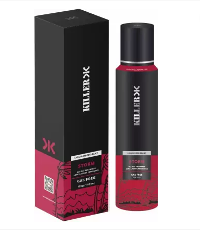 Killer Storm No Gas Deodorant Spray For Men