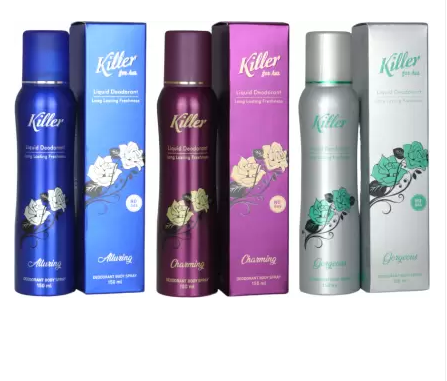 Killer Charming Gorgeous Alluring Women Deo Body Spray For Women