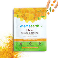 Mamaearth Ubtan Bamboo Sheet Mask for Dryness
