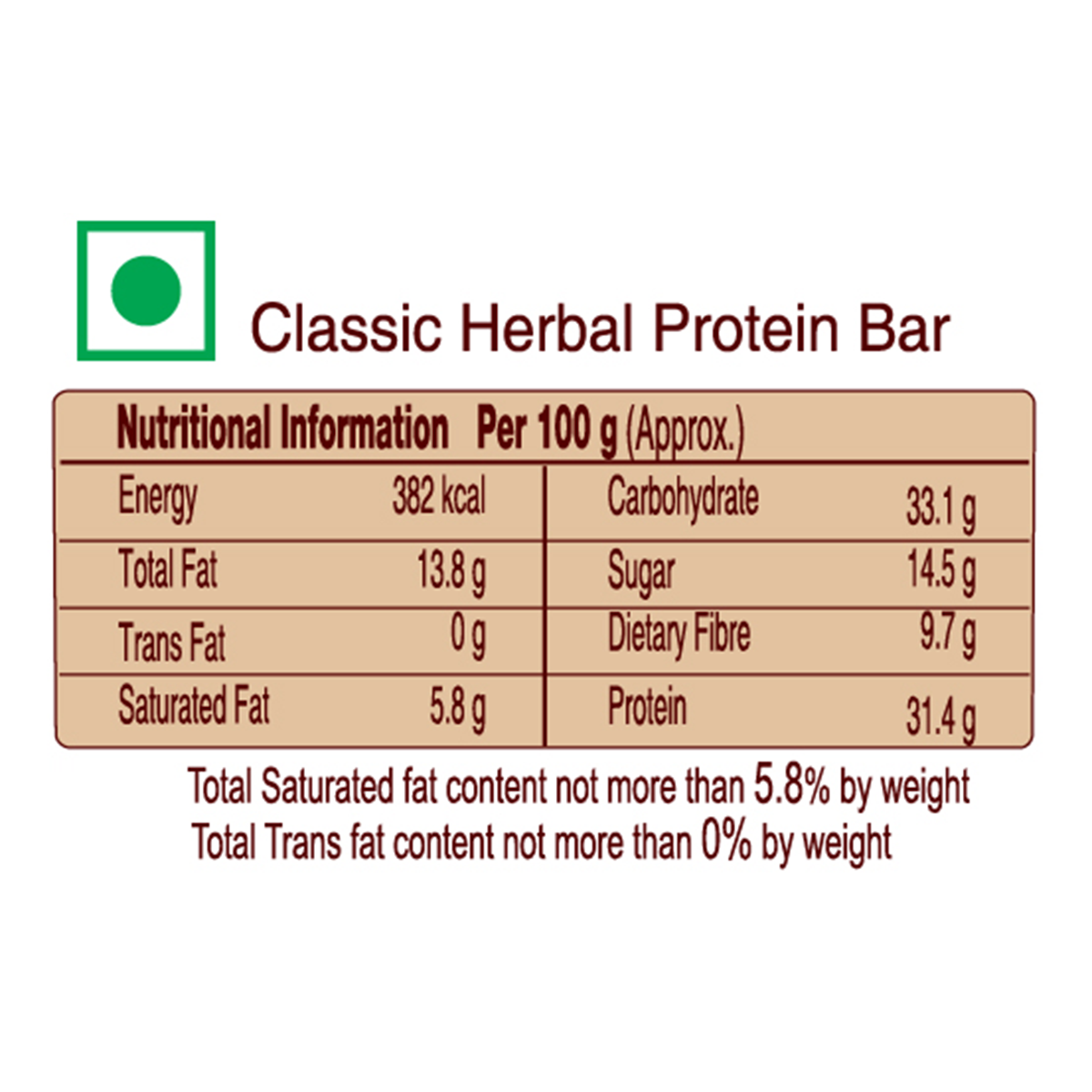 Patanjali Herbal Classic Protein Bar