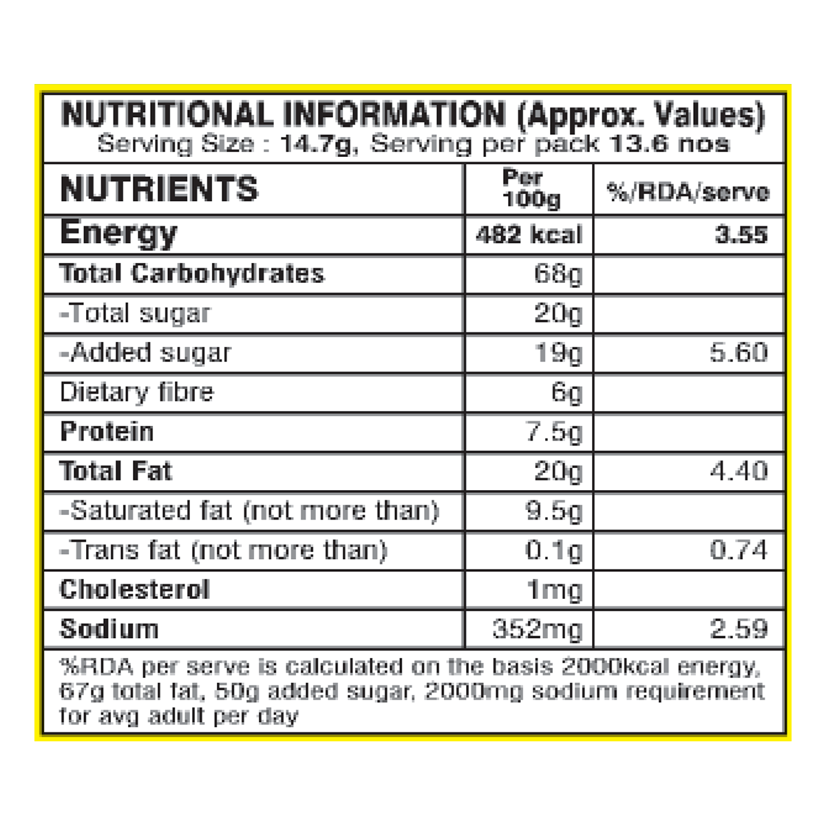 Patanjali High Kick Cracker Biscuit